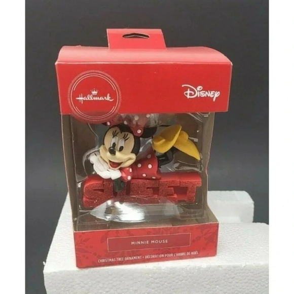 Hallmark  Disney Christmas Ornament Décor Minnie Mouse SWEET - Picture 2 of 5